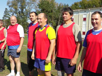 Товарищеский матч по футболу в День знаний (ЦЗВС, Новосибирск)