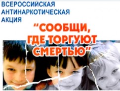 В Новосибирске проходит акция «Сообщи, где торгуют смертью»