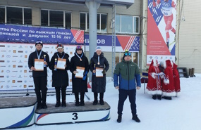Касаткина Екатерина - бронзовый призёр первенства России по лыжным гонкам