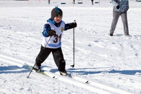 Соревнования юных лыжников