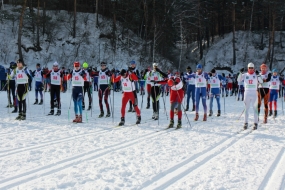Областные соревнования лыжников