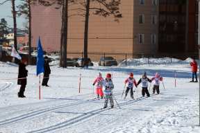 Лыжный праздник среди дошкольных образовательных учреждений