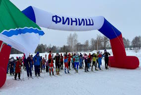 Лыжники «ЦЗВС» протестировали новую лыжню в Новосибирске