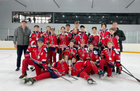 Серебрянные призёры хоккейного турнира «Прорыв». Санкт-Петербург