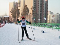 Первые соревнования лыжников ЦЗВС