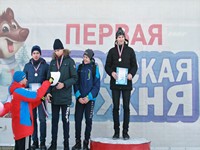 Первые соревнования лыжников ЦЗВС