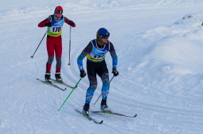 Более 200 лыжников вышли на старт Рождественской гонки в Новосибирске
